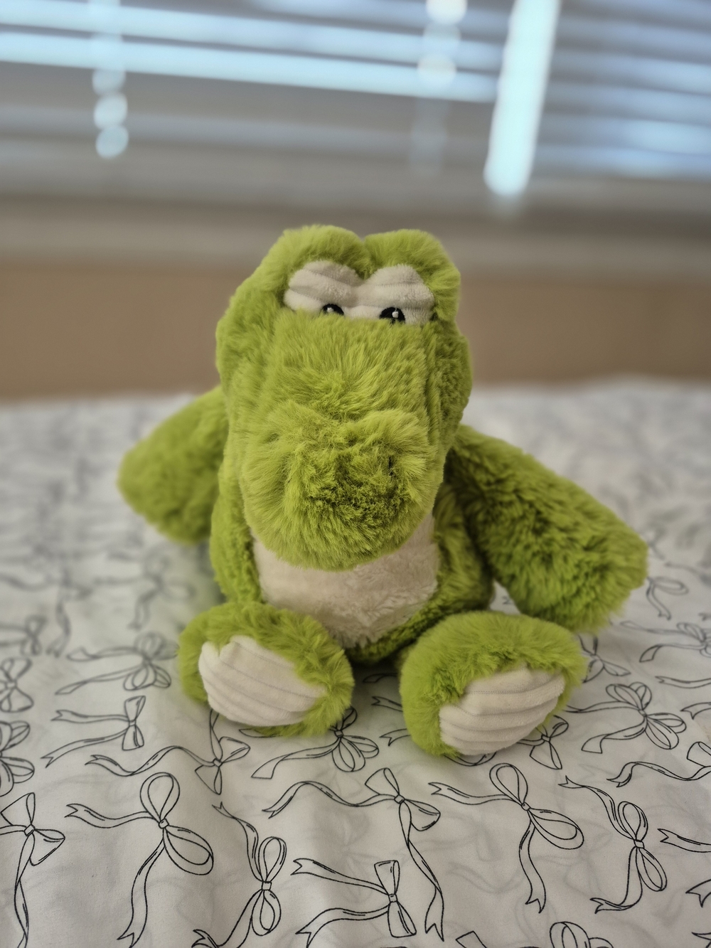 New Green Stuffed Alligator Soft Plush Toy ☆ Bedroom Decor Kids Bedtime Travel